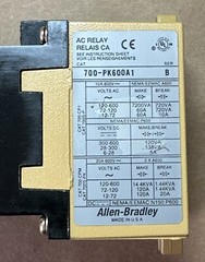 Allen-Bradley 700-PK600A1 /B Control Relay 115-120V 60Hz 110V 50Hz + Warranty!