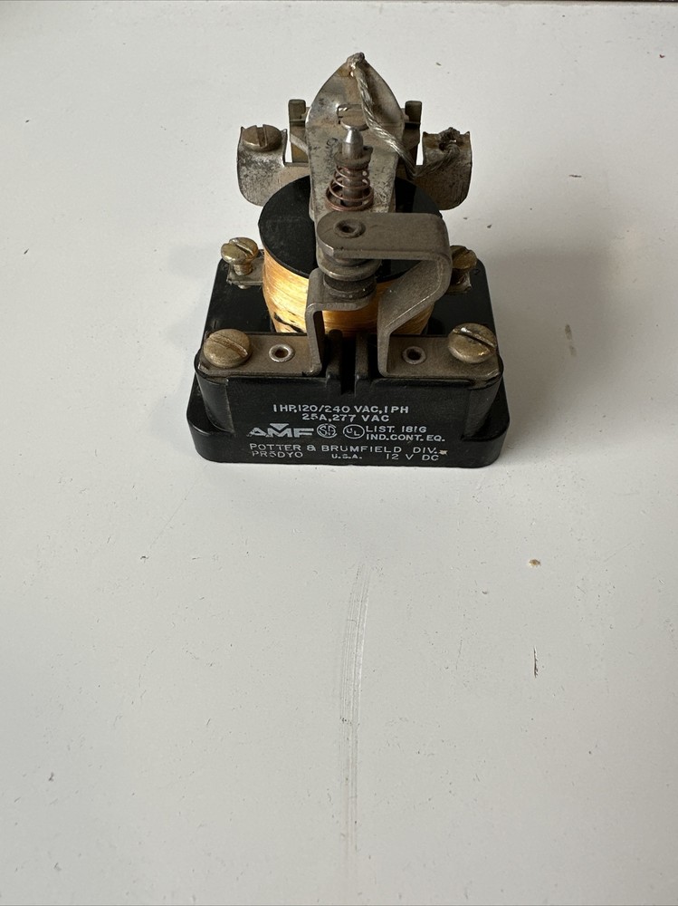 POTTER & BRUMFIELD OPEN TYPE RELAY , PR5DY0 120/240 1HP 1Phase