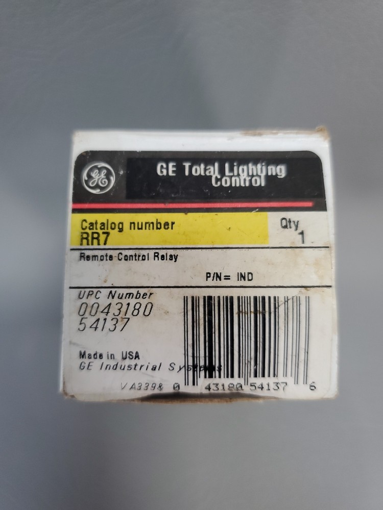 GE RR7 Remote Control Relay Switch 21-30V AC NOB