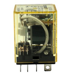 10PCS For Intermediate Relay 10A 240VAC 8Pins DPDT RH2B-UL DC24V 24VDC