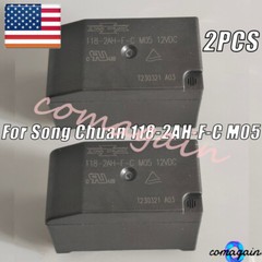 2* Energy Power Relay Energy Power Relay For Song Chuan 118-2AH-F-C M05 12VDC