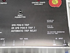 Westinghouse SPBATR02B SPB POW-R Trip 7 Automatic Trip Relay