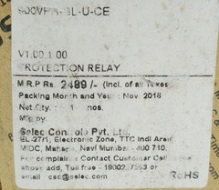 SELEC 900VPR-BL-U-CE VOLTAGE PROTECTION RELAY 3 PHASE 85-270V NEW SURPLUS