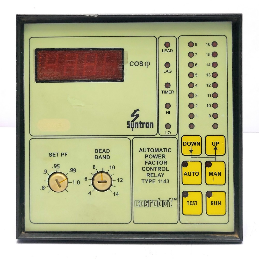 Syntron 1143 Automatic Power Factor Control Relay