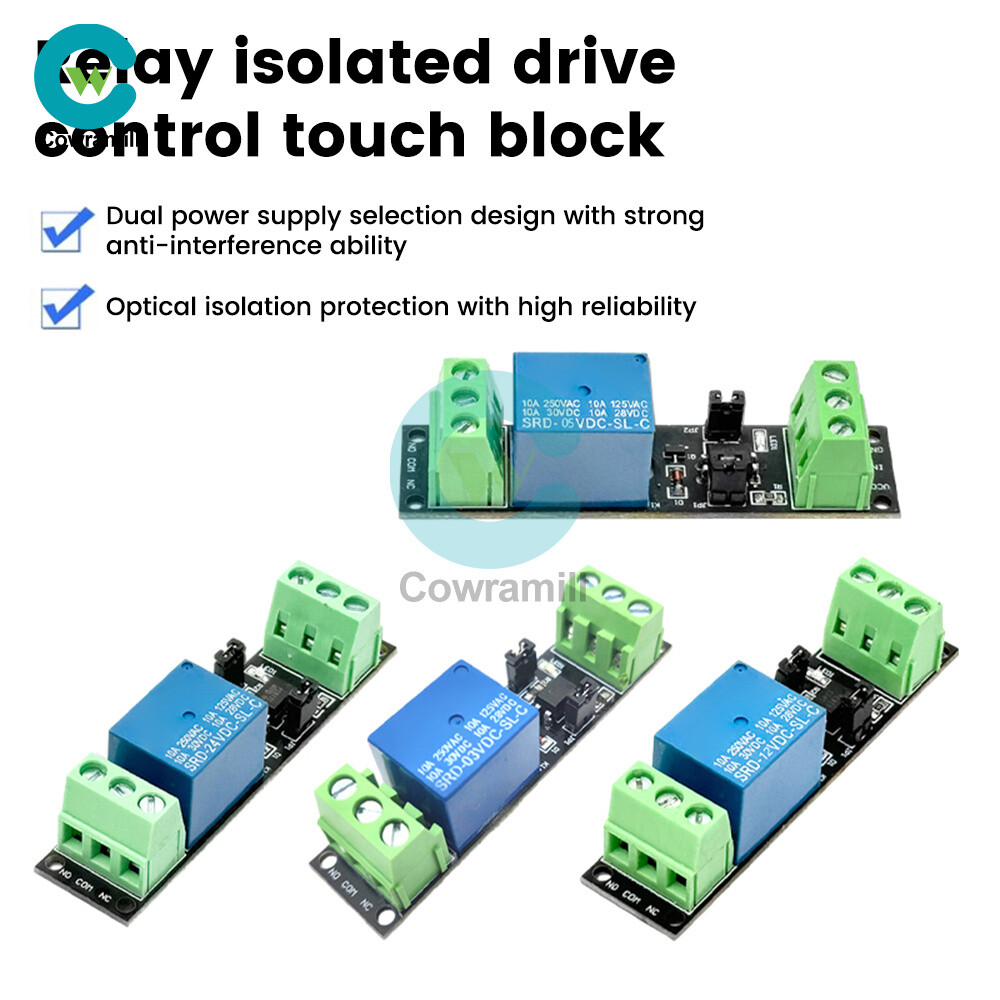 1Channel High Level Driver Relay Module Optocoupler Isolated Drive Control Board