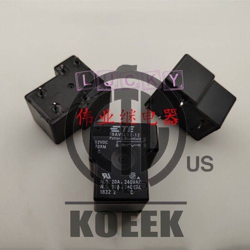 5pcs T9AV5L12-12 12VDC 5 Pins Relay