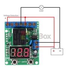 12V Voltage Control /Delay Switch /OverVoltage /Under Voltage Protection Module