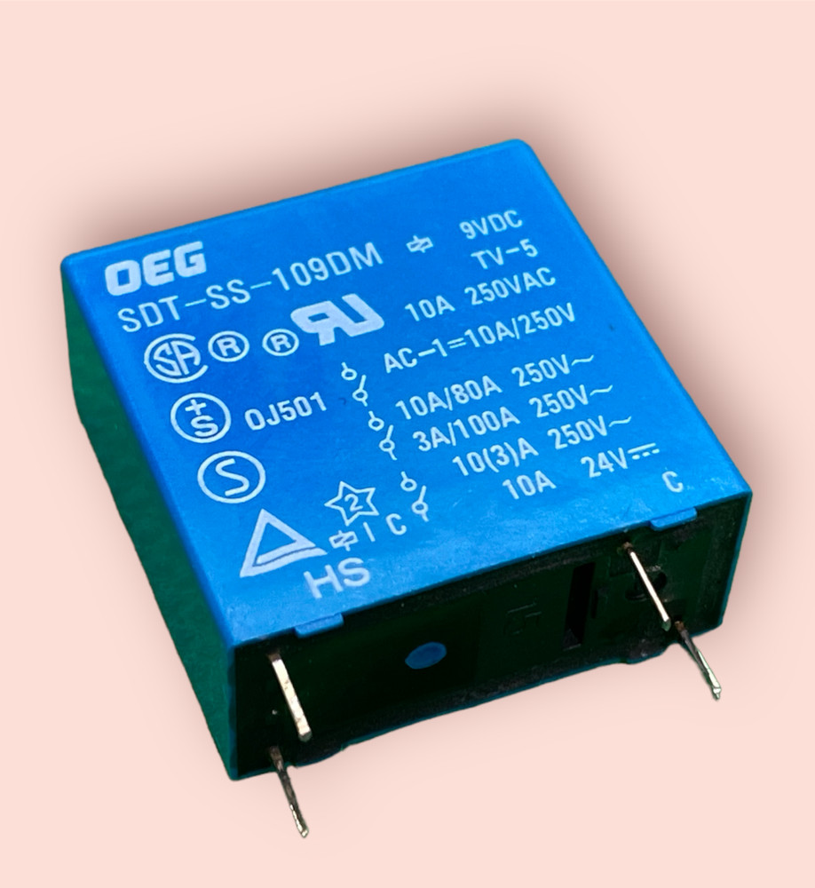 10 PCS OEG SDT-SS-109DM SPST 10A 9V DC Relay Authentic OEM PARTS
