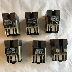LOT OF 6 Square D 8501 X0 01 Control Relay Series A Type X SEE PICTURES.