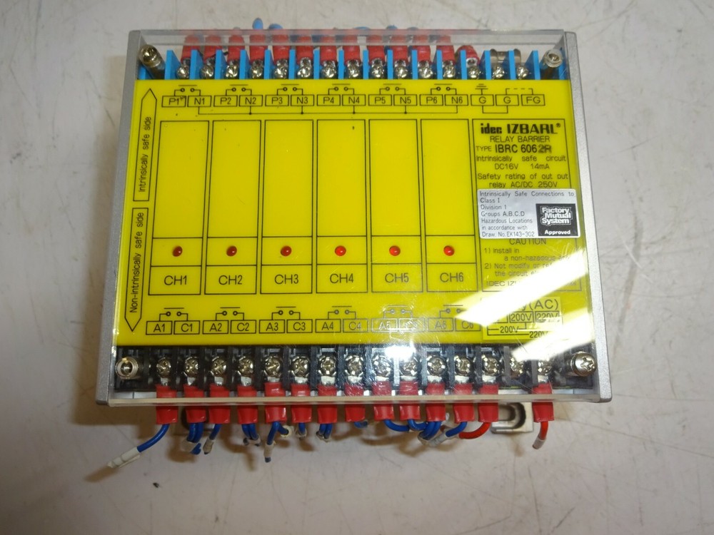 Idec Ibrc 6062r Relay Barrier