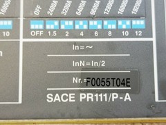 ⚡ABB SACE PR111/P-A MICROPROCESSOR-BASED ELECTRONIC TRIP UNIT PROTECTION RELAY⚡