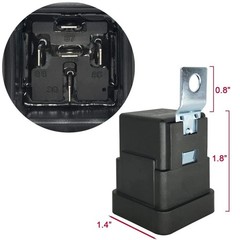 Waterproof 24V 30/40A Automotive Relay Kit 5-Pin SPDT Pack of 5