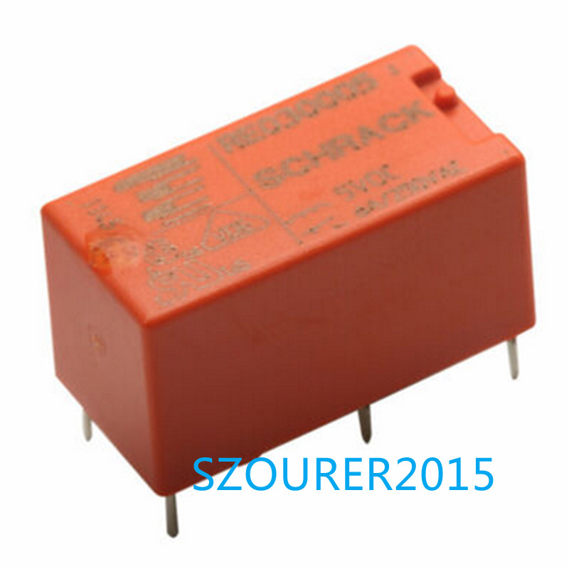 2* RE030005 5VDC Relay 4Pins-30°C~+85°C 500V Dielectric Withstand RoHS Compliant