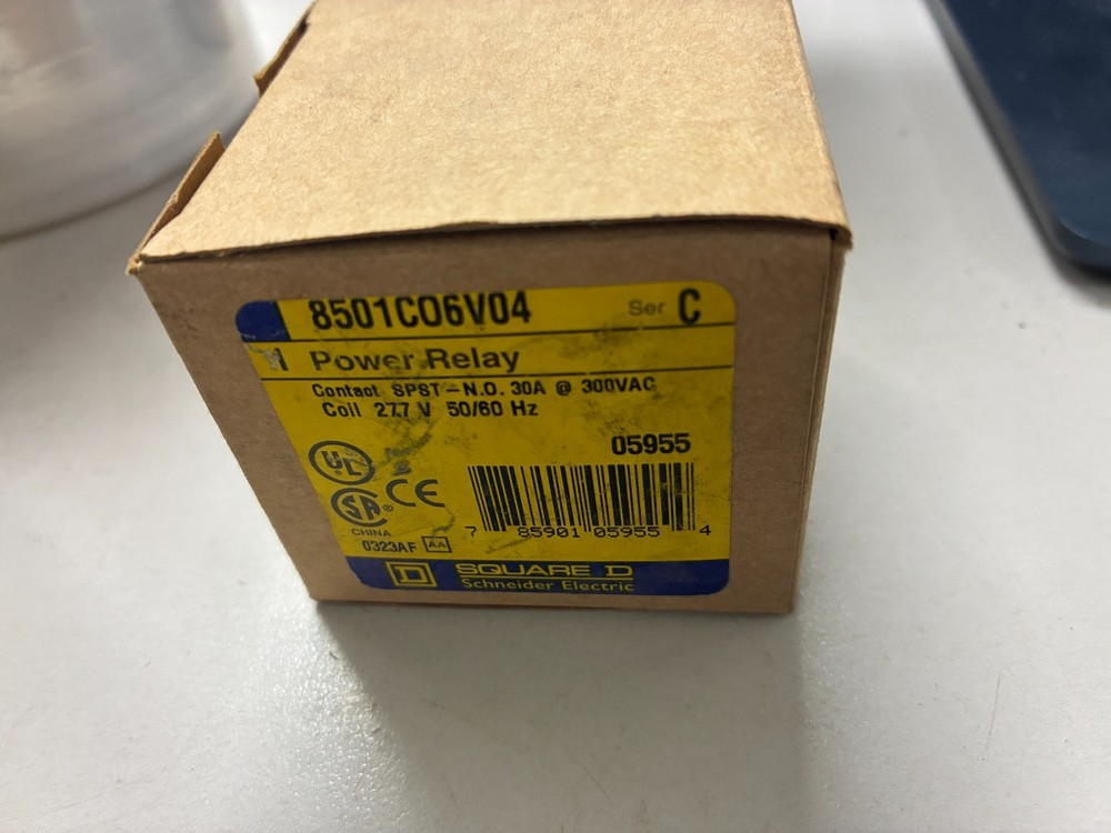 Square D 8501-CO6V04 General Purpose Power Relay, Series E 40A 277V 50/60Hz NEW