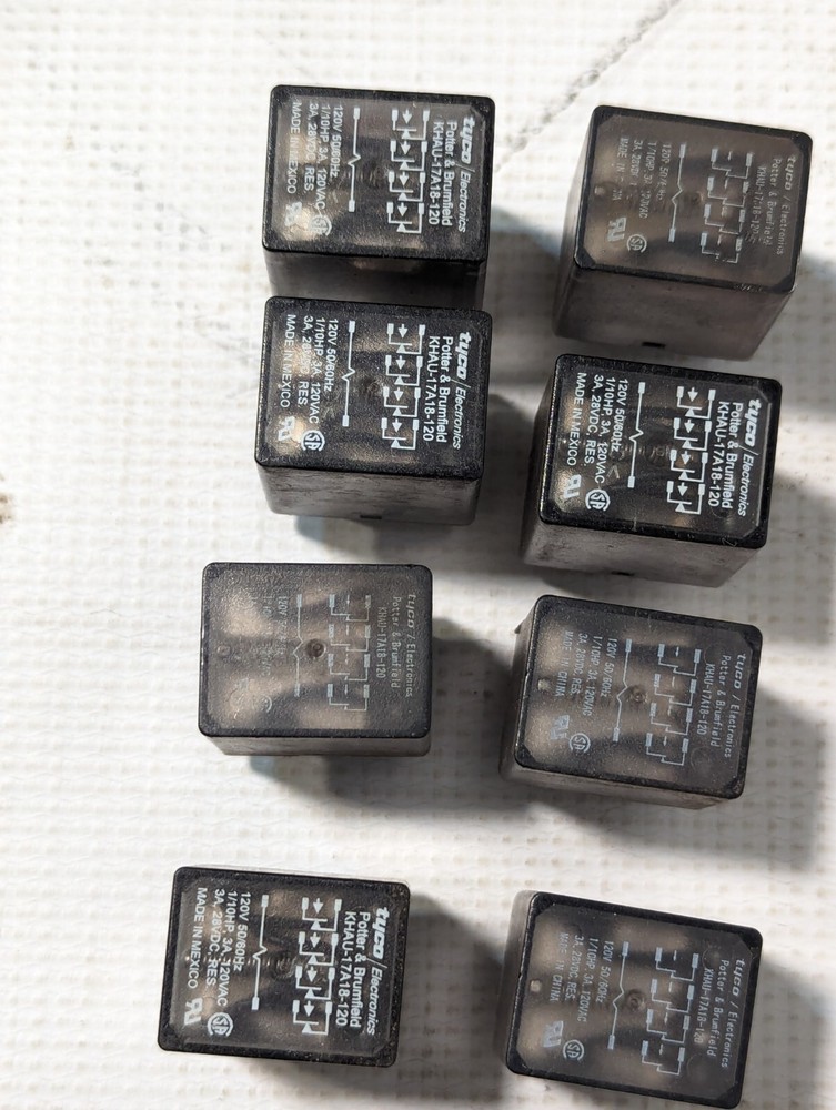 Tyco Potter & Brumfield KHAU-17A18-120 Power Relay