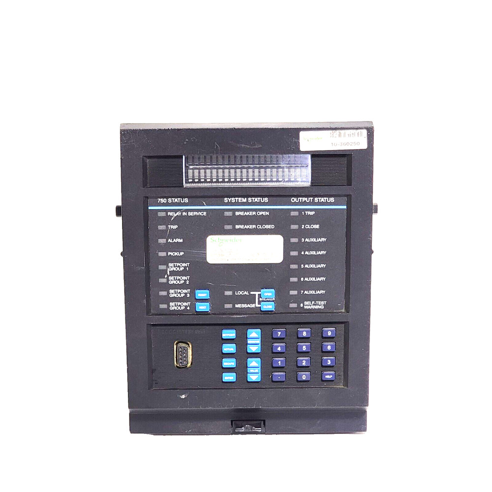 General Electric 750 Relay Front Face Plate Keypad and display Module