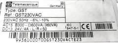 Telemecanique GST230VAC Zero Speed Monitor Relay