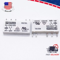 24VDC 6A 250VAC 5-Pin For No.2961105 Phoenix Contact Power Relay (Pack of 50)