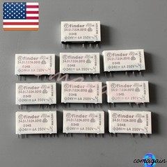 20* Power Relay For Finder 34.51.7.024.0010 24VDC 6A 34.51.24VDC 5Pins SPDT US
