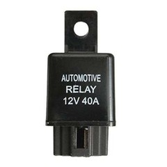 4pcs DC 12V 40A 40 AMP Car Auto Automotive Van Boat Bike 4 Pins SPST Alarm Relay