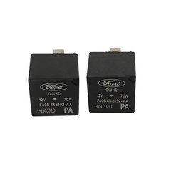 (Pack of 2) F80B-14B192-AA 12VDC 70A 4Pins High Power Mini ISO Automotive Rel…
