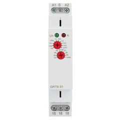 GRT8-B1 Mini Power 220V Delay Time Relay Timer Relay DIN Rail Type AC Off