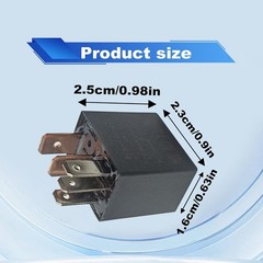 Car 12V 30A 5 Pin Relay Pack of 2 Universal Automotive Switch Electric