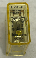 Idec RY2S-U 120V Relay w/Socket Base SY2S-05 New
