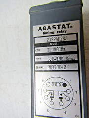 🔥AGASTAT 5-180 SEC TIMING RELAY 120VAC 8 PIN 2122AH2SJ