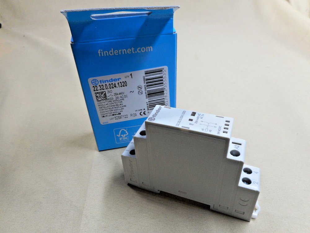 Finder Relay 22.32.0.024.1320 modular contactor (NIB)
