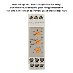 DVRD – 12/24/48 DC Voltage Sensitive Monitor Relay Under & Over Voltage Relay