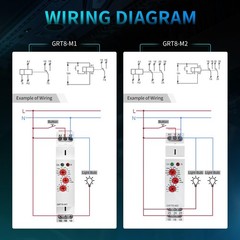 Multifunction Time Relay 16A Delay OFF GRT8-M1 AC DC 12-240V 10 Timer Control