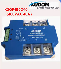 1pcs KUDOM solid-state relay three-phase AC KSQF480D40 480VAC 40A