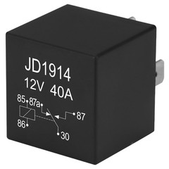 6 Pack JD1914 Car Relay, 12V 40/30A, 5 Pin SPDT, Automotive Switches and Starter