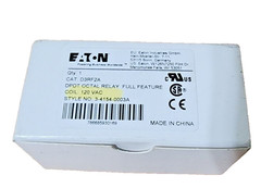 EATON D3RF2A DPDT OCTAL Relay FULL FEATURE Coil 120Vac