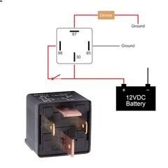 4-Pin Relay 12V 80A Automotive Car Relay On/Off Normally Open Car Truck Boat …