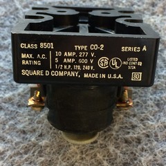 8501CO-2 Square D Relay 24V 8501C0-2 1 Year Warranty