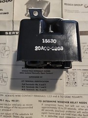 Essex/RBM Motor Starter Relay, Type 12800, PN 128117-5475C, NOS.