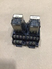FUJI RELAY & BASE, HH54PW-L, TP514X2, 100-110V,(LOT OF 2)#295PT96FML