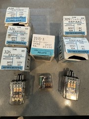 Lot 6 Potter Brumfield Relays KRP14DG KRP14AG R10-E1-X6 Mixed Voltages NOS