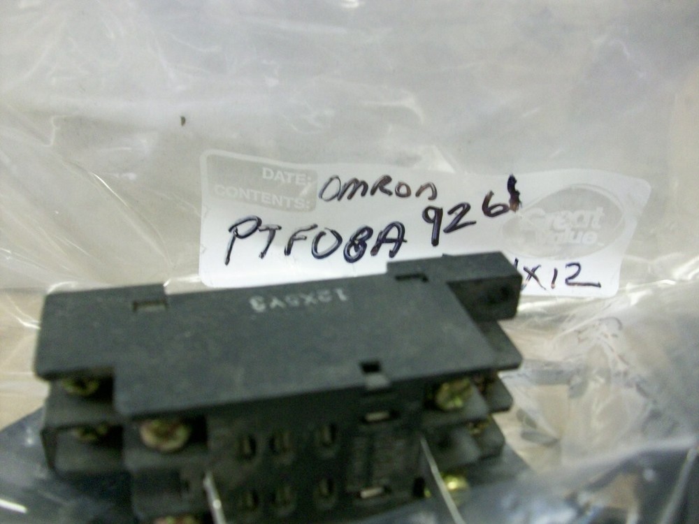 OMRON PTF08A 8 PIN RELAY SOCKET (2M4X12)(7 PCS.)