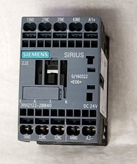 Siemens Sirius 3RH2122-2BB40 Contactor Relay 10A 240V AC / DC 24V – Used