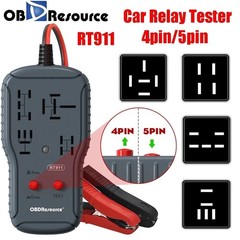 New 12V/24V Automotive Relay Tester 4PIN 5PIN Super Relay Tester Diagnostic Tool