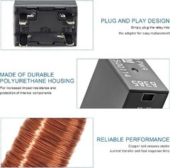 4-Pin High Power 12VDC 40A Car AC Relay, 4 PCS Multi-Purpose Quic Color: 2 Pcs