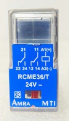 NEW🆕 AMRA MTI RCME36/T 24VDC MONOSTABLE RELAYS RCME36-C024/T LOT OF 13 FASTSHIP