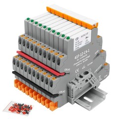 (10pcs) 24V Relays,din Rail,24V Coil dc/ac,Silm,PLC Signal Relay,HF41F/12-ZS 5 P