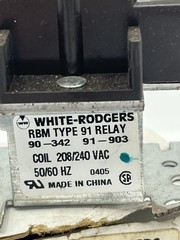 White Rodgers 90-342 91-903 RBM Type 91 Relay DPDT 208/240VAC HVAC