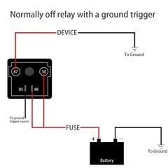 Relay 200A, 12V Continuous Duty SPST 4-pin High Power Relay