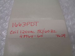 DELTROL CONTROLS 1663PDT RELAY 120VAC UNMP