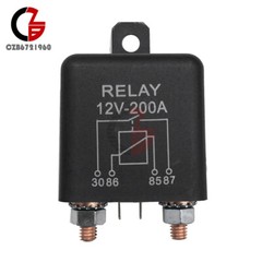 12V/24V 100A/200A 4Pin Automotive Relay Normally Open Switch Relay For Car Boat